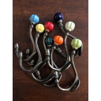 Acorn Hook with Ceramic Shell Tip - 8 Colours 